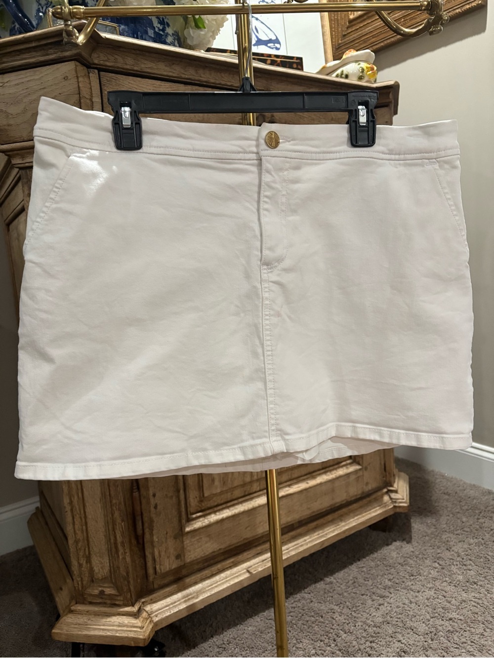 Lilly Pulitzer White Mini Skirt